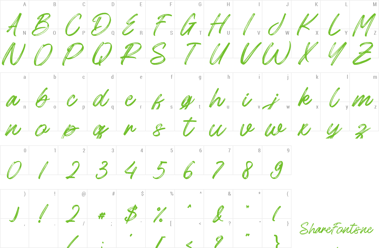 Font Christmas Frost preview